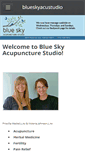 Mobile Screenshot of blueskyacustudio.com
